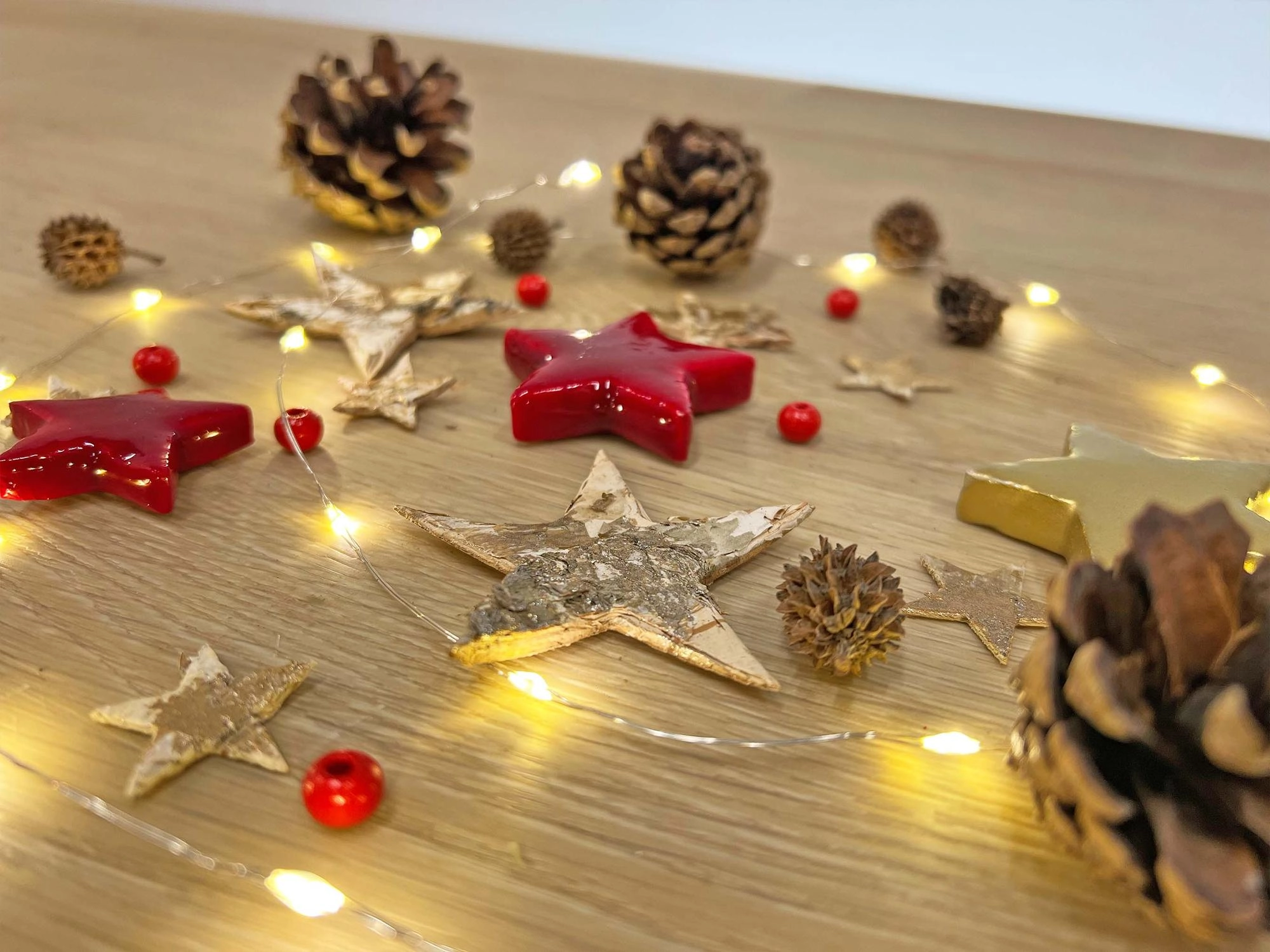 Kerst Terrarium Decoratie Pakket Inhalt