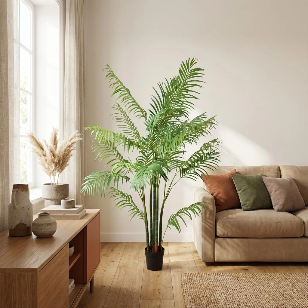 Künstliche Areca Palme in einem Raum