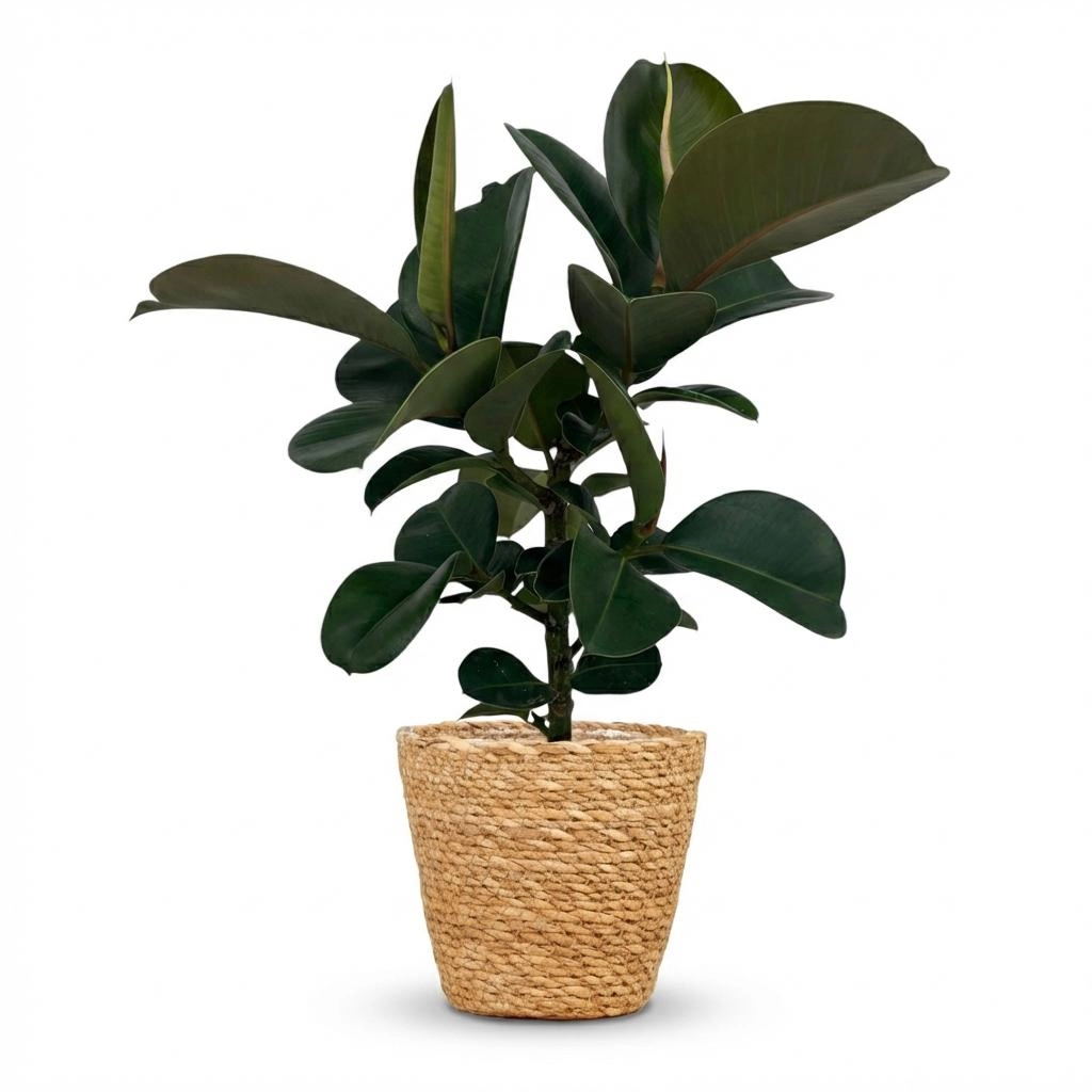 Ficus Elastica Cloe im modernen Wohnstil