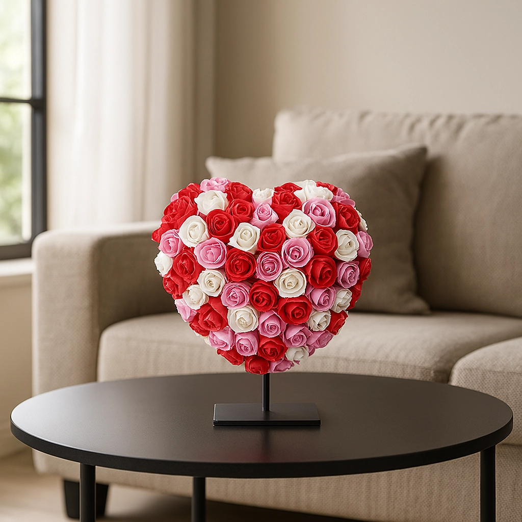 Detailansicht des Herzornaments