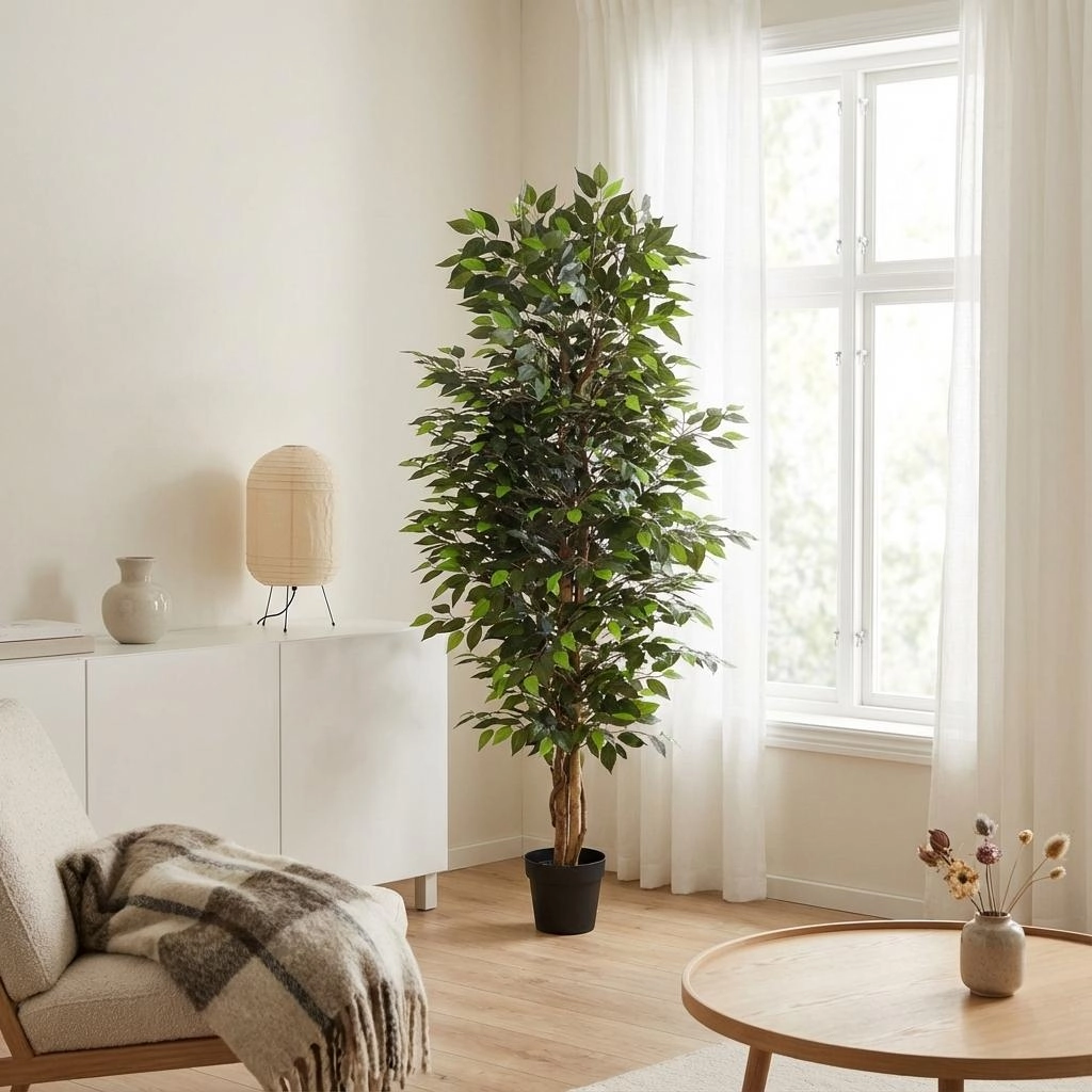 Künstlicher Ficus Benjamina frontal
