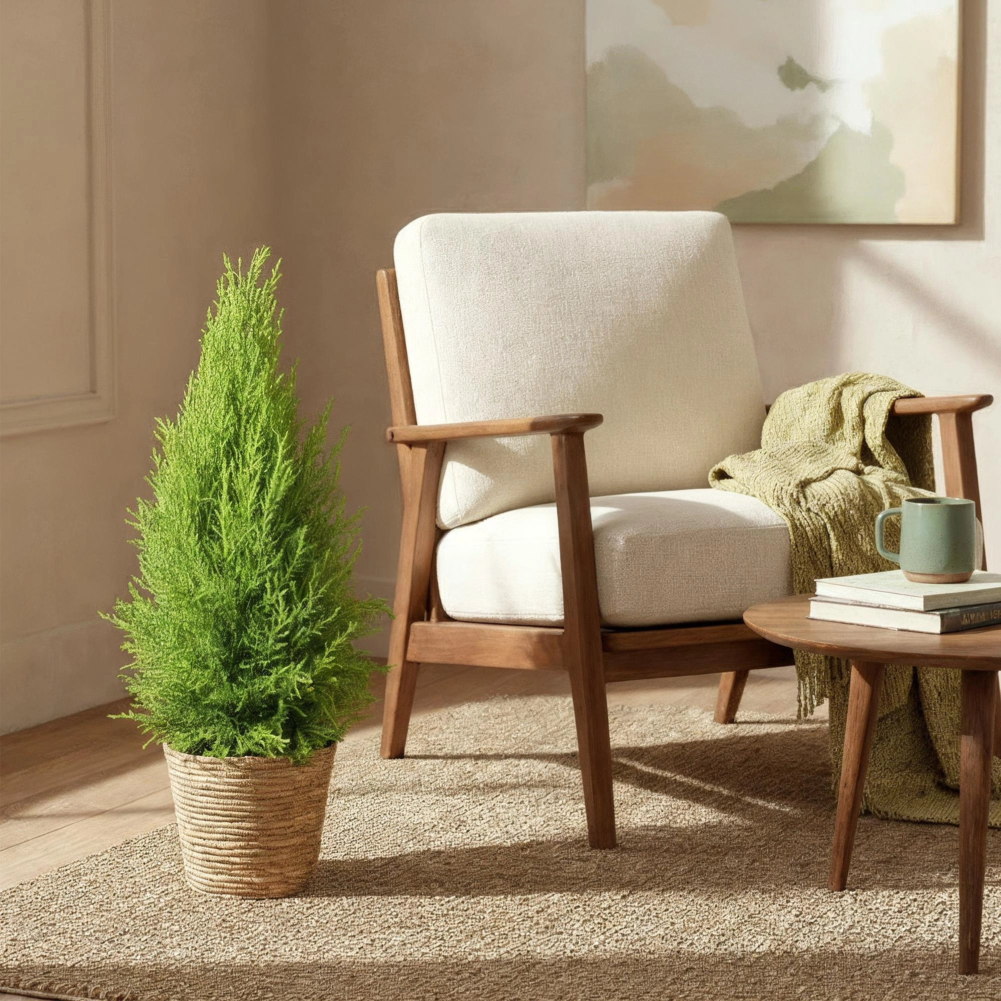 Detailaufnahme der Cupressus Gold Crest Wilma