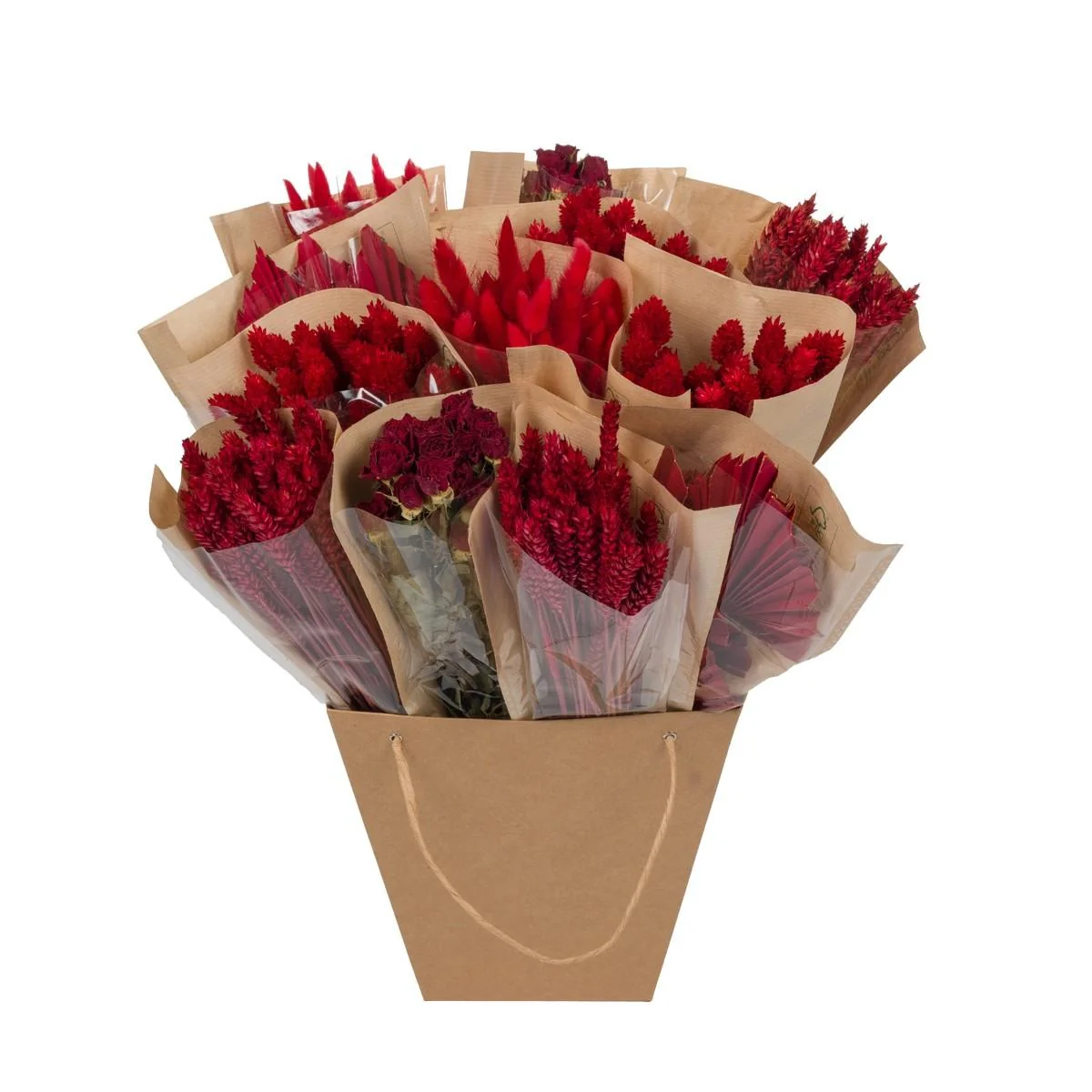 Strauß getrockneter Blumen
