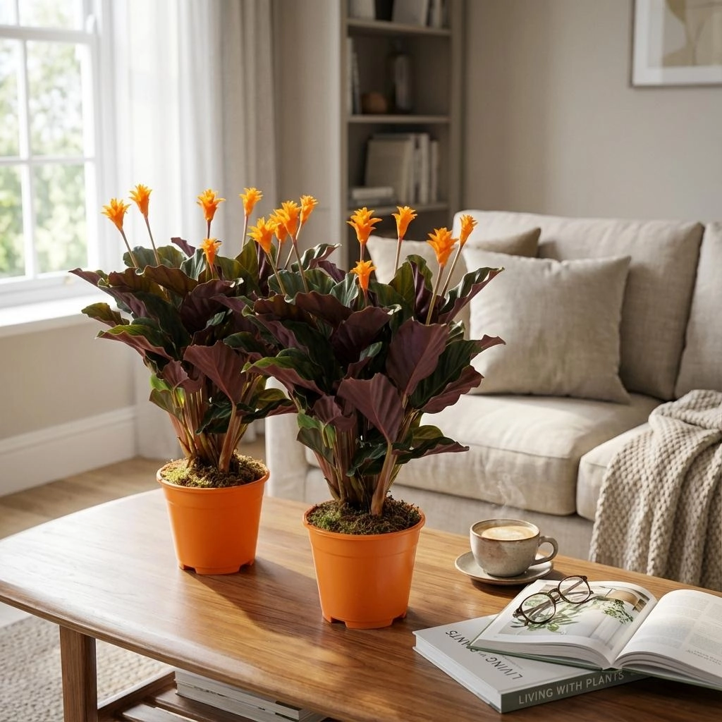 Calathea Crocata Blüte