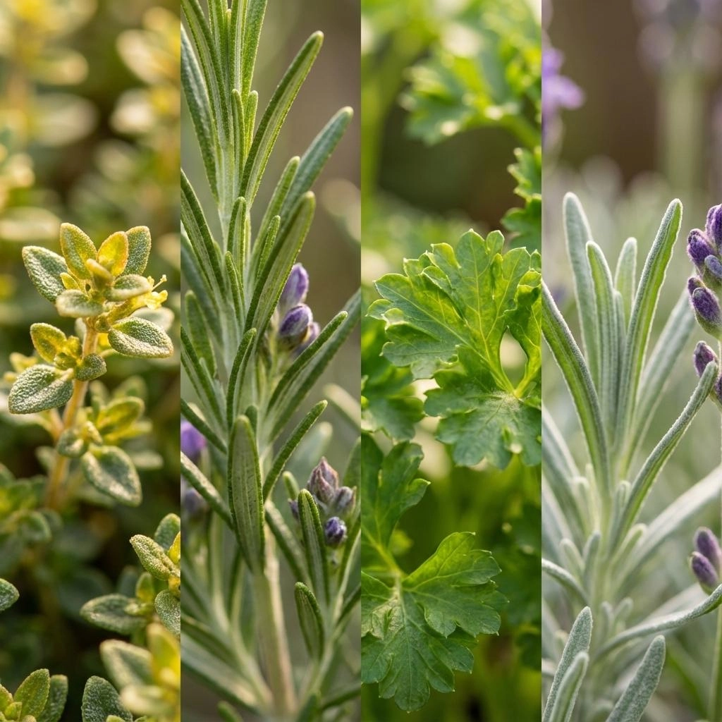 Detailansicht der Kräuter