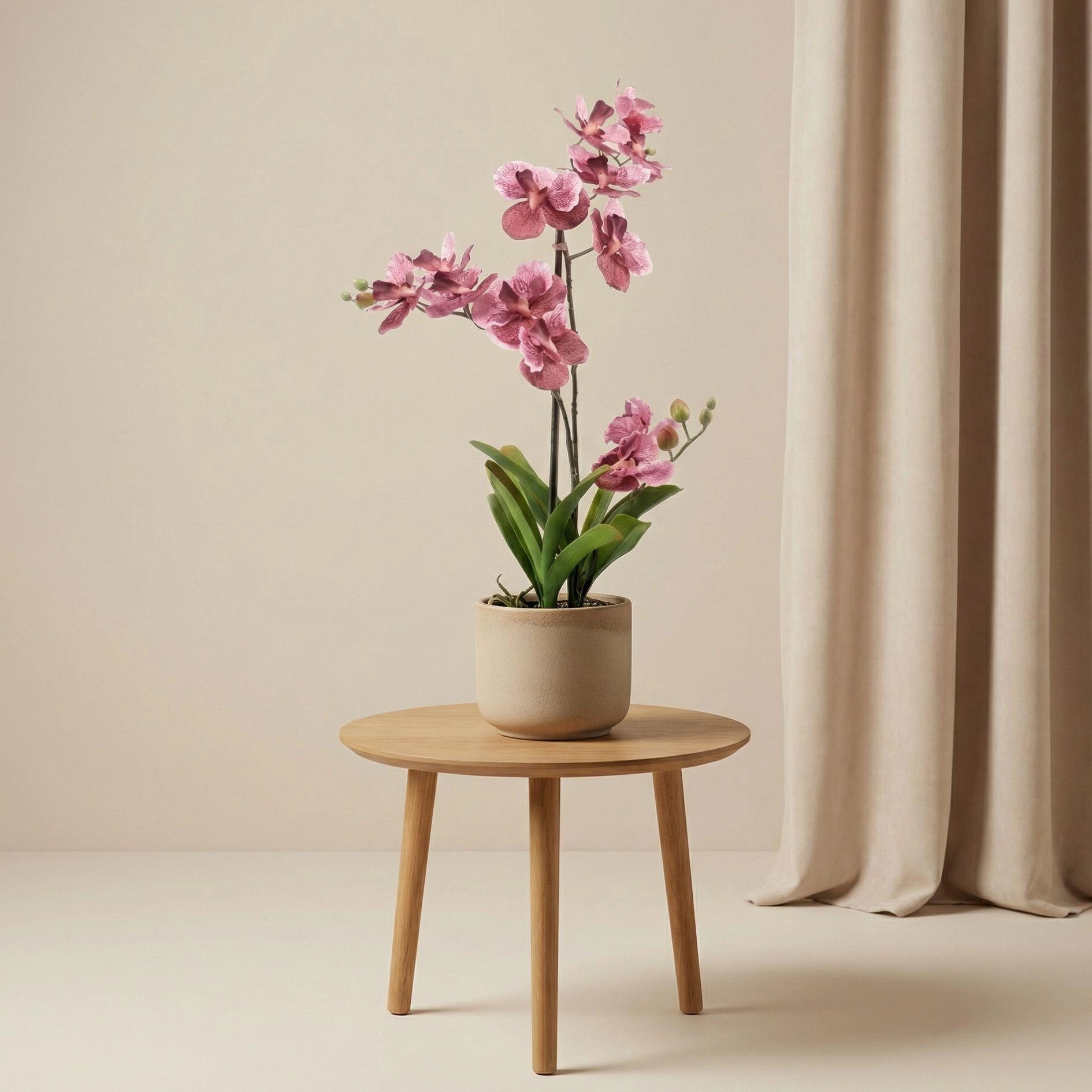 Elegante Dekoration mit Vanda Orchidee Kunstpflanze