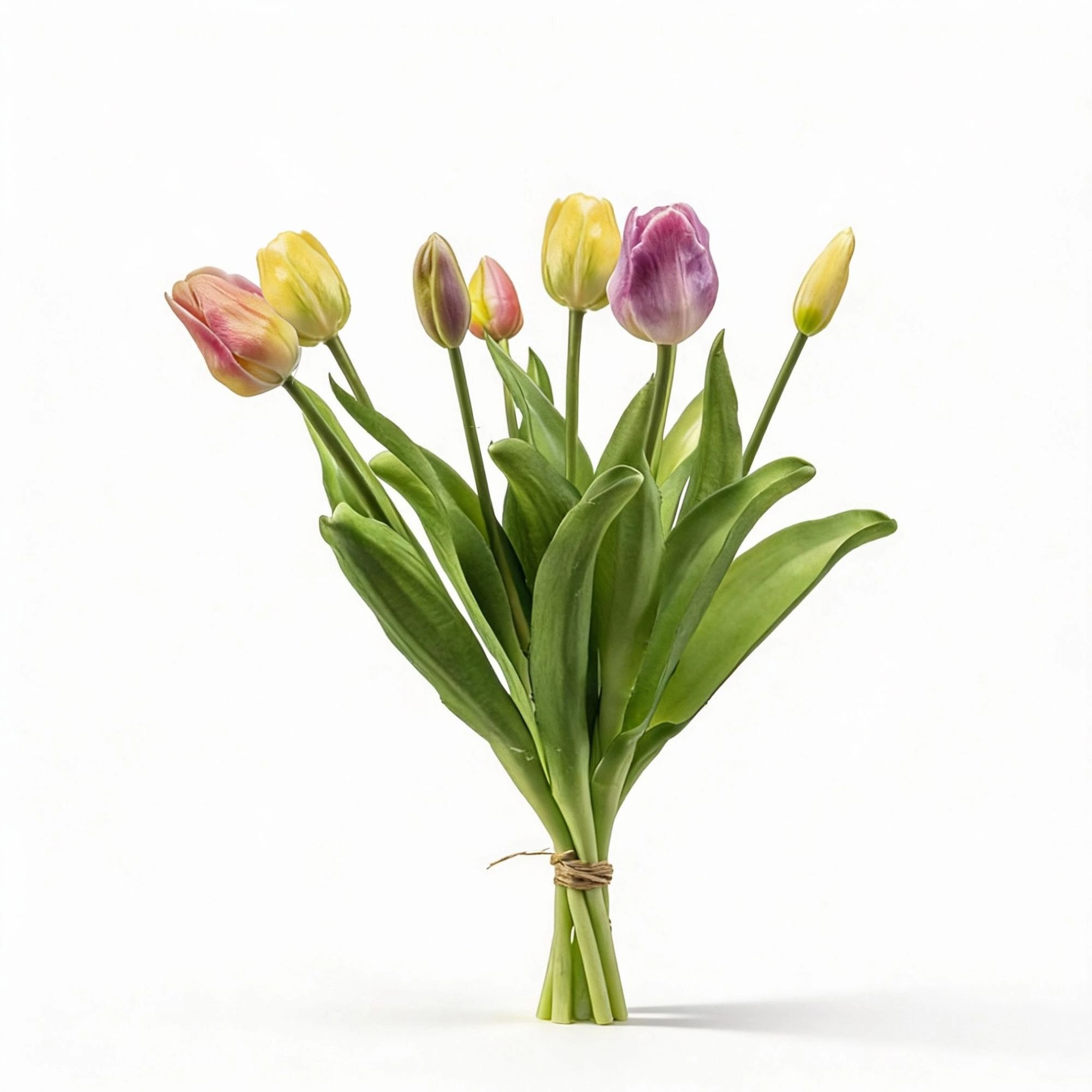 Pastell Tulpen Bouquet Frontansicht